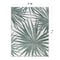 World Rug Gallery Tropical Leaves Nature Inspired Indoor/Outdoor Area Rug 5' x 7' Green 4030GREEN5X7 - alternate 7